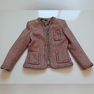Vintage Pale Pink Alexander McQueen tweed‎ skirt suit size 44